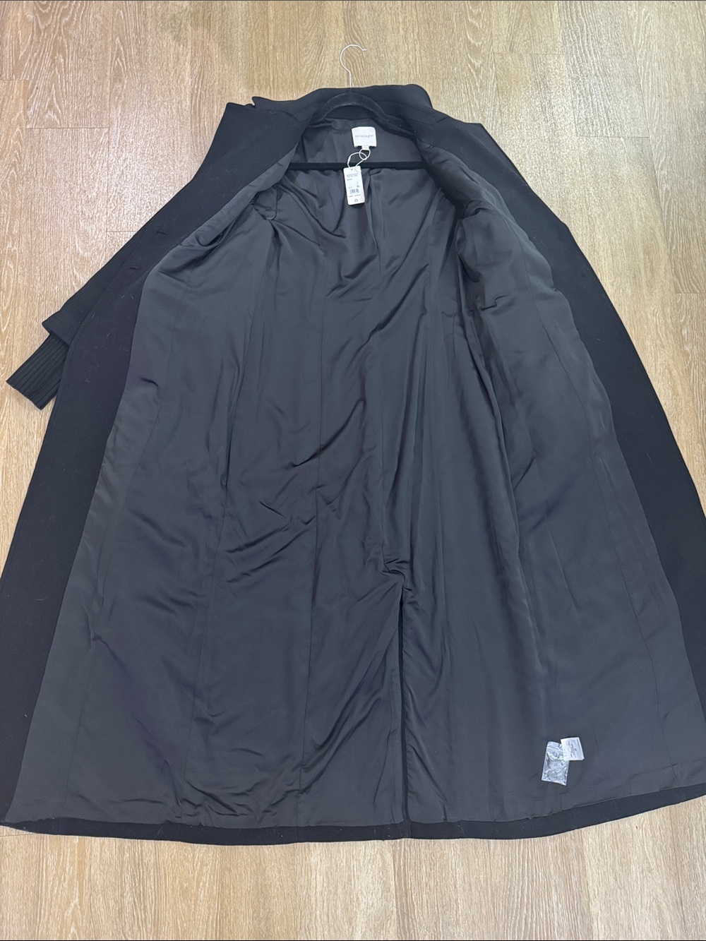 FAVORITE DAUGHTER The City Coat Wool Cashmere Tailored Longline Blazer black L - Picture 12 of 14